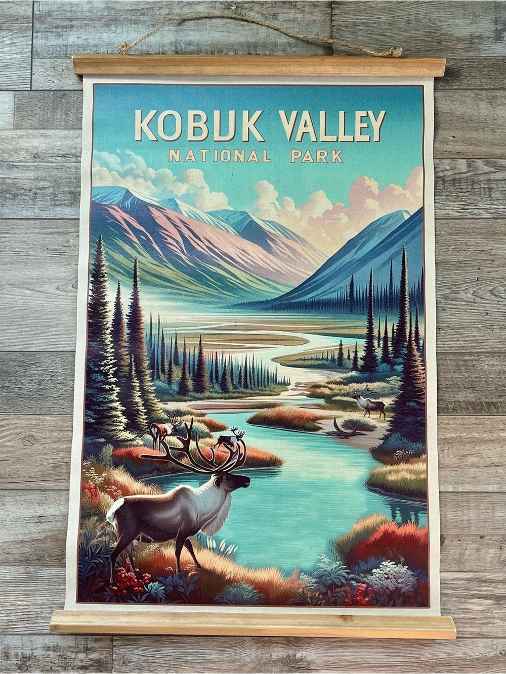 NWT Kobuk Valley National Park 20”x30” Scroll Poster